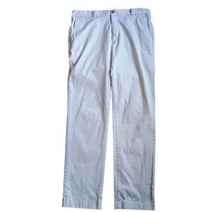 Vineyard Vines Pants Men 33x31 (actual) Ivory Preppy Casual Straight Leg Chino